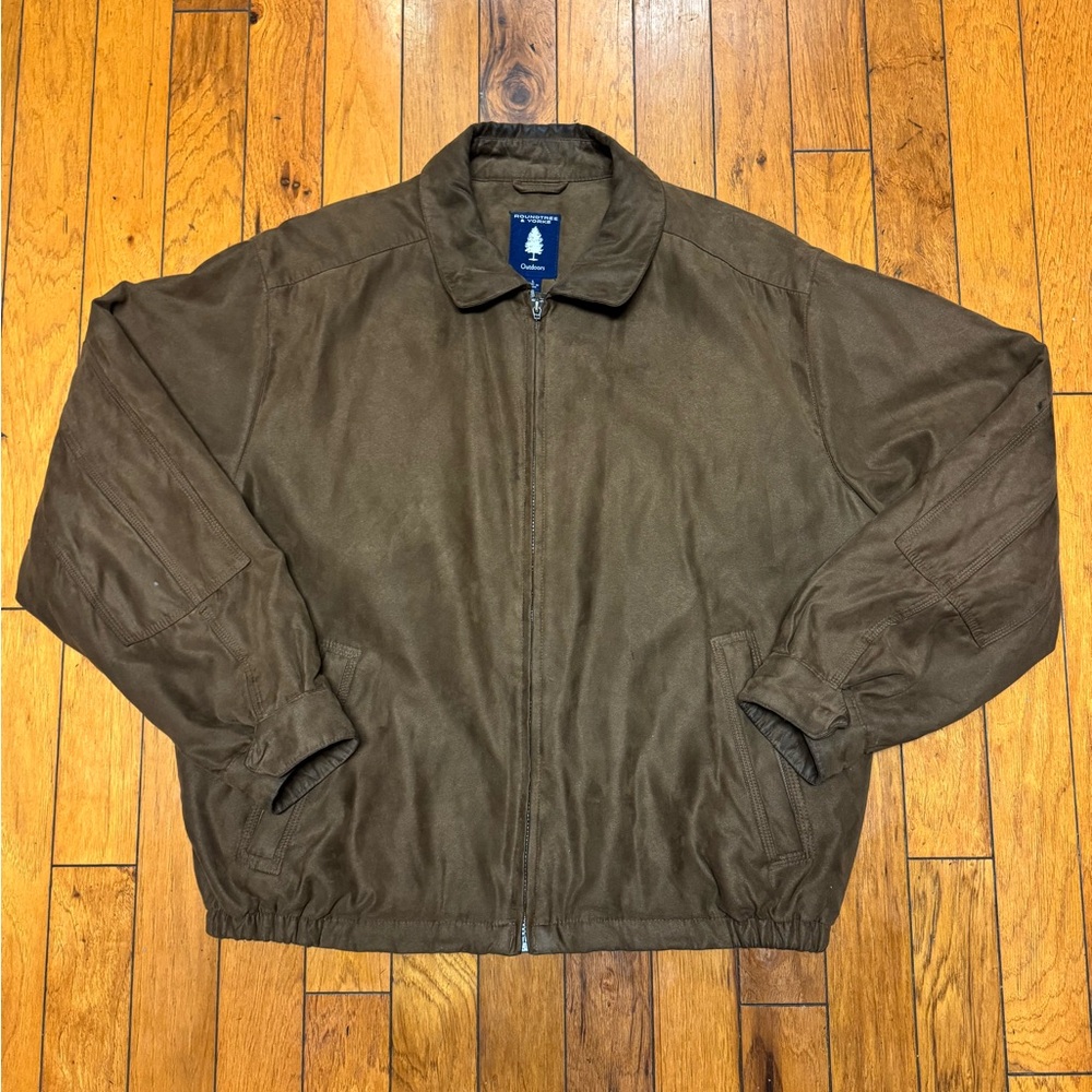 Roundtree & Yorke Brown Bomber Jacket